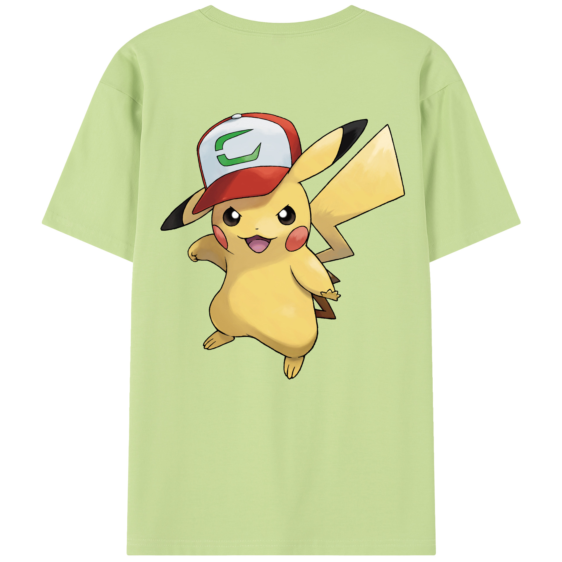 （画像用） ポケットモンスター Pokémon 綿100％半袖Tシャツ（背面プリント）